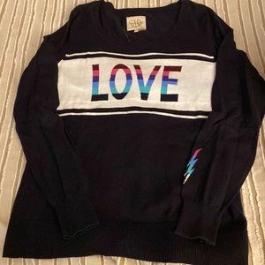 Chaser brand navy size medium lightweight sweater